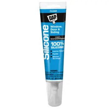 2.8 Oz Dap 684 Clear 100% Silicone Window, Door, and Siding Sealant